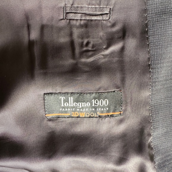 J Crew charcoal grey glen plaid Ludlow suit in Italian stretch wool blend - Picture 3 of 9